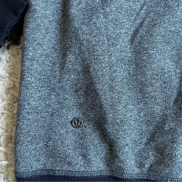 Lululemon Om & Roam Pullover Sz 4 In Heathered Speckled Black / Black - Picture 10 of 11